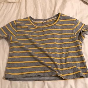 striped yellow crop